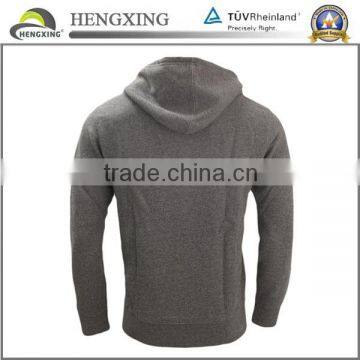 High Quality 100% Cotton Pullover Men Grey Hoodies Quality Choice photo-2