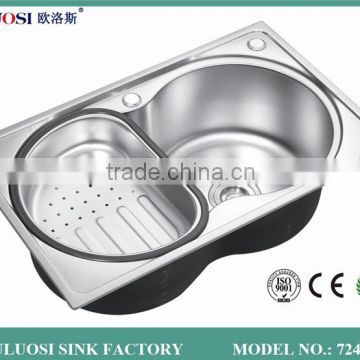 hot sale all over world italian kitchen sink 7245