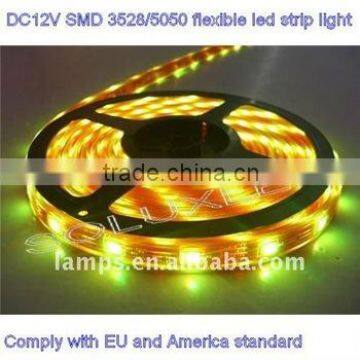 christmas light china manufacturers DC12V SMD 3528 flexible rgb led strip light IP65 Epistar chip