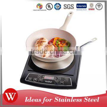 High Quality Kitchen Stainless Steel Kitchen Accessories Stainless Steel Heat Diffuser Plate With Heat Proof Handle photo-5