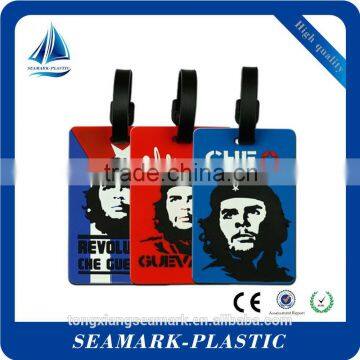 2016custom Make Plastic Rubber 3d Character Luggage Tag for Trip