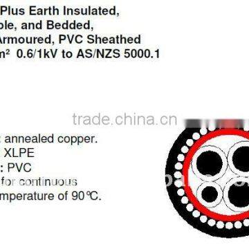 3 core plus 1 earth core