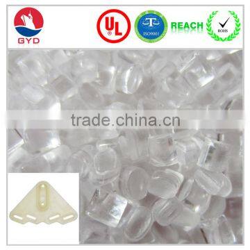 Low halogen index FR pc raw , non flammable material V0 PC plastic polycarbonate prices