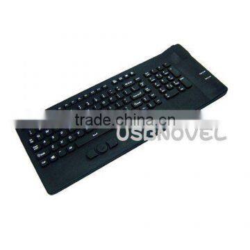 102 keys omniseal silicone keyboard built-in mouse