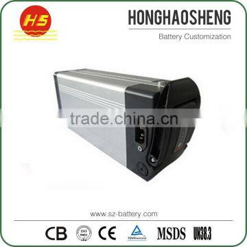 10S5P 36V 13ah Rechargeable Electric Bike Lithium Ion Battery Pack Silver Fish Type photo-3