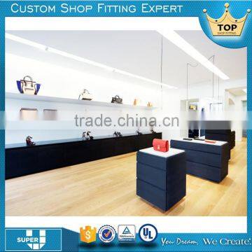 Fashion luxury shop decoration bags shop interior design