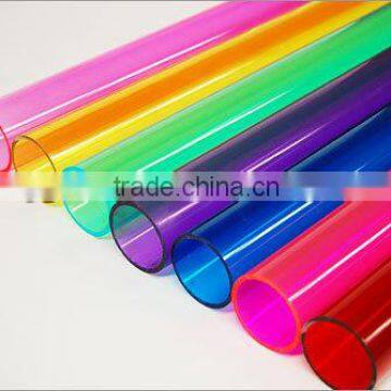 colored acrylic tube