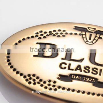 Small Metal Logo Name Plate Handbag Metal Logo photo-3