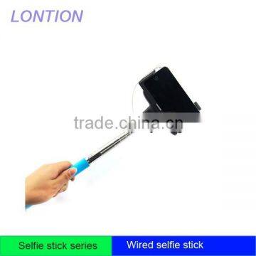 2015 Customized Logo Wired Selfie Stick Monopod With Many Colors Available photo-2