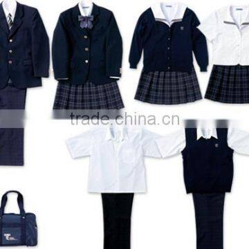 school uniform-white shirt/blazer/shorts