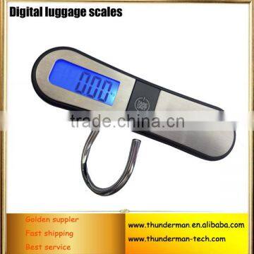 Newly 40kg Electronic Weighing Luggage Scale with LED blue backlight