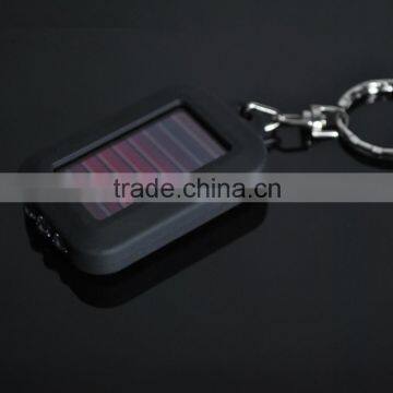 Car company promotional gifts custom, solar keychain with LED lights