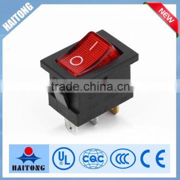 3 pin RS-12 rocker switch red on-off button rocker siwtch with best quality