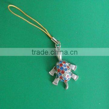 metal turtle / tortoise craft phone strap