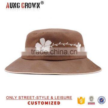 Cute Fashion Girls 100% Cotton Bucket Hat For Sale