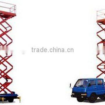 hydraulic rising platform