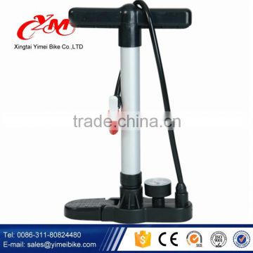 Wholesale Mini Portable alloy bike pump / Convenient bicycle foot pump / bicycle tire pump with pressure gauge