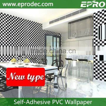 Easy-Cleaning adhesive vinyl water base paper for home decoration