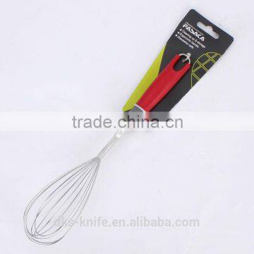KH108WH Stainless Steel Mirror Finished Whisk with PP handle Kitchen Tool