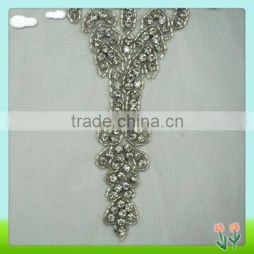 2015 Newest and Fashion Tulle Rhinestone Applique Wedding Dress RC-316 photo-2