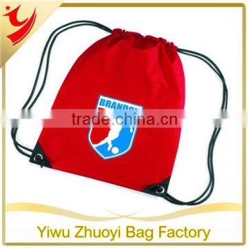 Custom printed nylon drawstring bag for kids