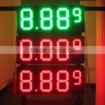 27 inches Waterproof ed gas price sign