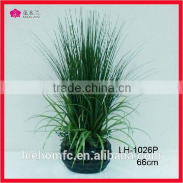 wholesale green artificial potted onion grass for home decoration