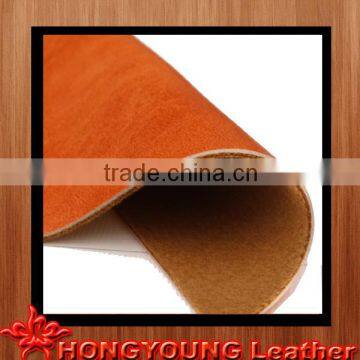 Hot sale fashion yangbuck leather synthetic for making shoes