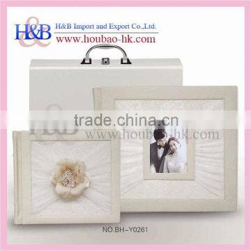 wholesale white novelty handmade leather photo albums