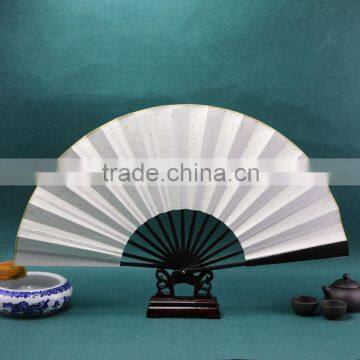 chinese custom cheap men's hand held painted drawings fan