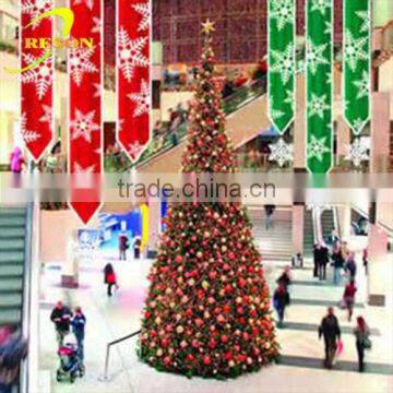 gaint Christmas tree, artificial christmas tree, metal frame led tree