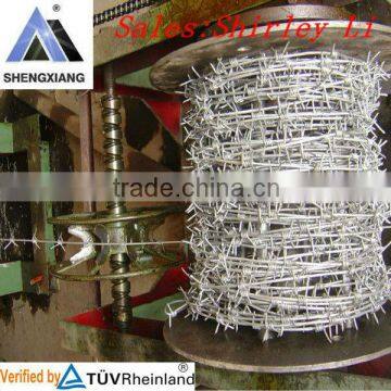 ISO 9001 galvanized barbe wire