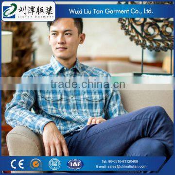 China manufacture OEM men casual check shirts mens cotton shirts