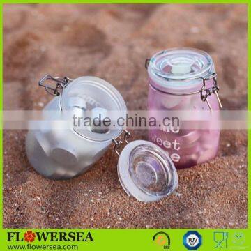 Wedding Decoration Cheap Glass Candle Holder and Lid for Wedding