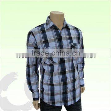 100% cotton man's check shirt