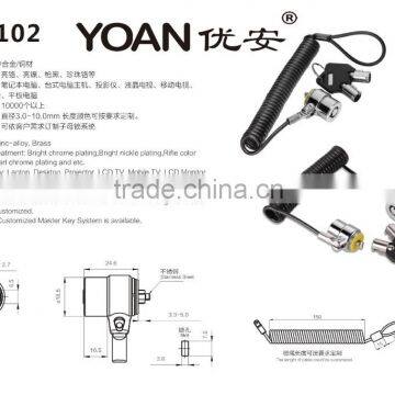 More Than 10000 Key Combination Scalable Cable LCD TV Lock photo-2