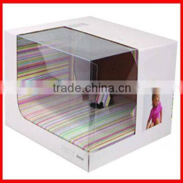 Custom Toy Cardboard Gift Box With Clear Window