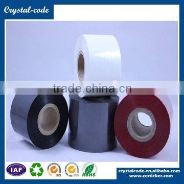 Printed blue wax resin thermal transfer ribbon