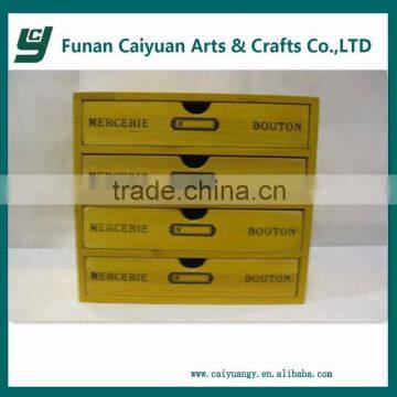 luxurious antique style and elegant yellow wooden box