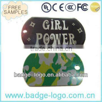 epoxy coating dog tag,custom dog tag necklace