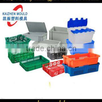 Hot!!! Injection plastic turnover crate moulding