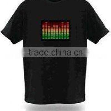 T-shirt sound activated flashing manufacturer China