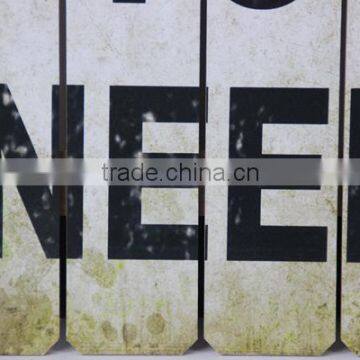 Vintage Wooden Wall Painting Hanging Decor photo-2