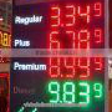 Outdoor High brightness LED Gas station Price Sign