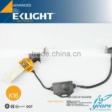 EKLIGHT Smart System TUV/CE/Emark Approved Patent Design H4 H7 H11 9005 H13 Car led motorcycle headlight bulb