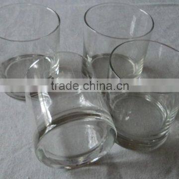 Clear & custom logo old fashion glass,drinking glassware