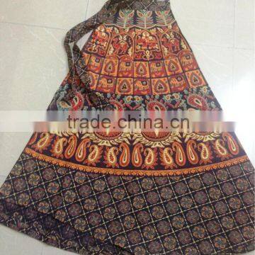 Gorgeous pretty wonderful Sarong style cotton wrap on skirt beautiful designs