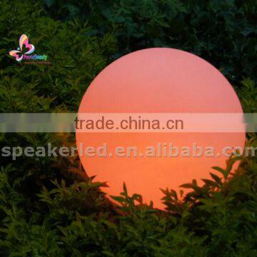 outdoor garden led color changing ball lighting