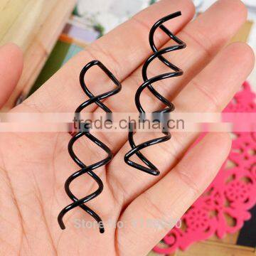 10Pcs Spiral Spin Screw Bobby Pin Hair Clip Fashion Design Girl Womens Lady Barrette Hairpin Invisible Twist bun Accessories