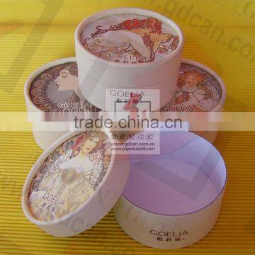 Fancy Round Cardboard Cosmetic Packaging Box photo-3
